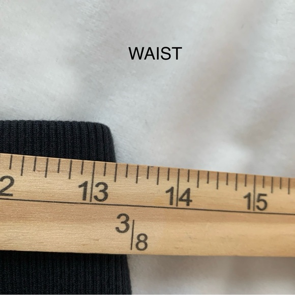 Express Black Sweatpants with Drawstring and Elastic Cuffs (XS) - Picture 11 of 12